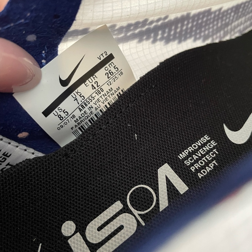 Nike Ispa React Summit White Deep Royal Blue Size… - image 8